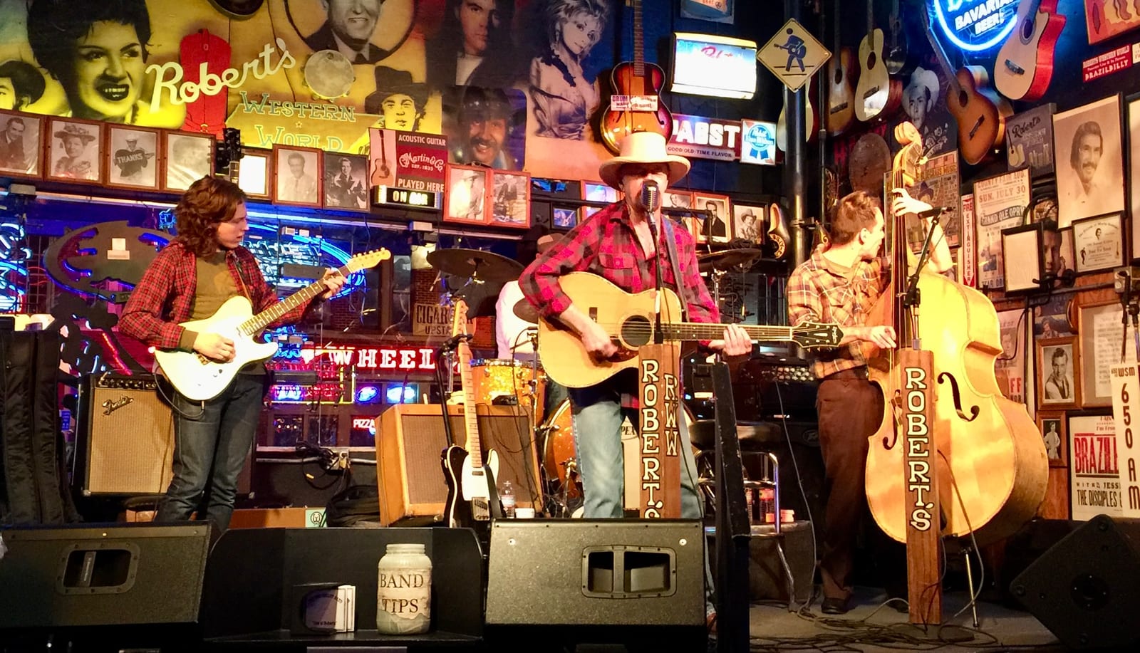 Daniel Donato playing a Telecaster at Robert's Western World in 2015